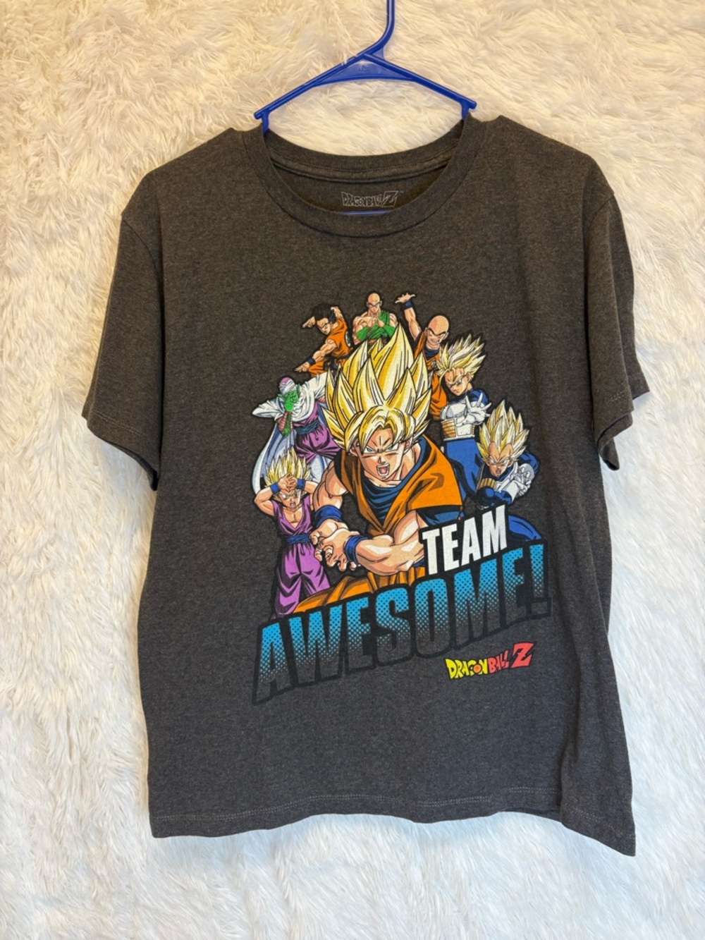 Dragon Ball Z “Team Awesome” Graphic Kids T-Shirt | Size Large 🧡 🔥 - Picture 16 of 16